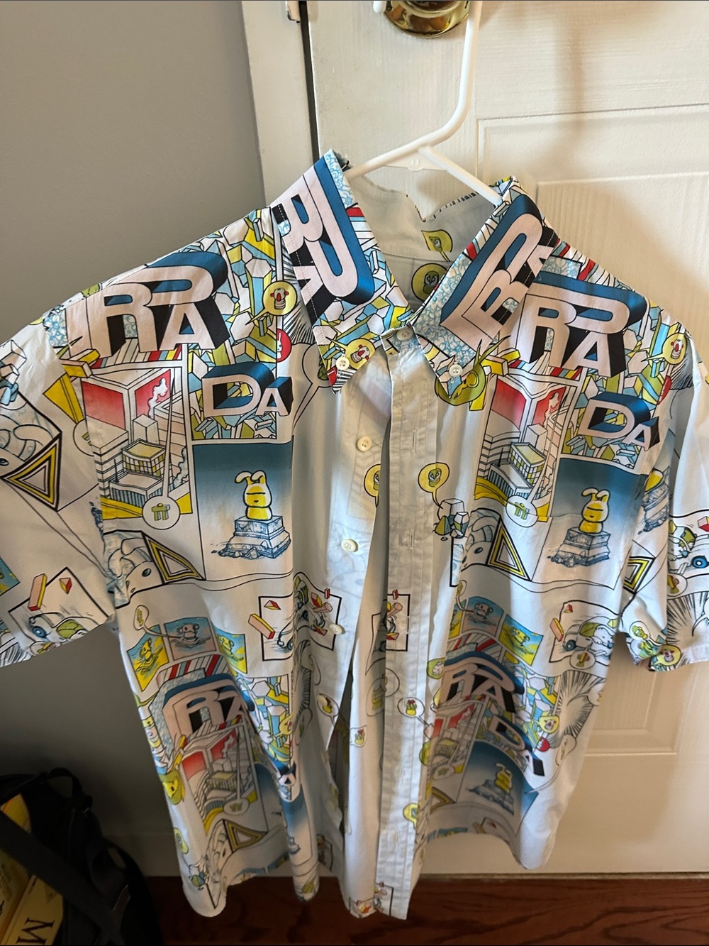 Prada Short Sleeve Button Up